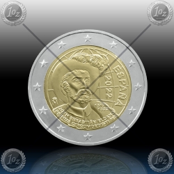 2 EVRO ŠPANIJA 2022 (First Circumnavigation of the Earth) UNC